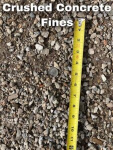 Crushed Concrete - Fines Roedells Landscaping